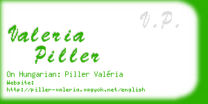 valeria piller business card